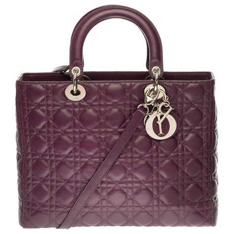 sac lady dior grand modele|Lady Dior bag.